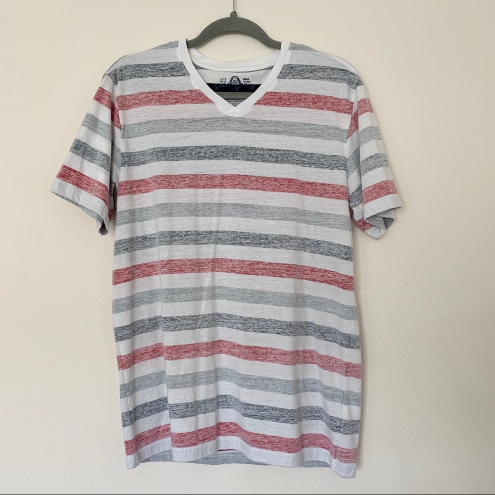 American Rag Men’s Striped V-Neck